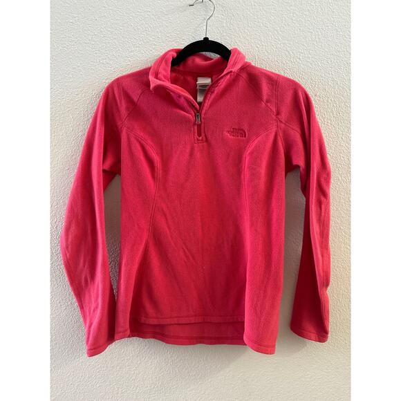 The North Face Jackets & Blazers - The North Face Sweater 1/4 Zip Long Sleeve Pink Womens XS Lightweight